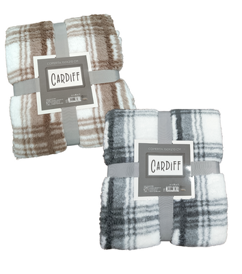 COPERTA 1P CARDIFF 150X210 Tellini S.r.l. Ingrosso Abbigliamento